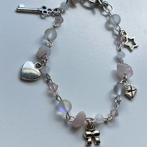 ❣︎ Pretty pink charm bracelet ❣︎